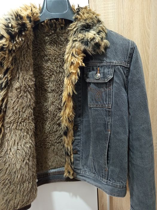 Дебело дънково яке