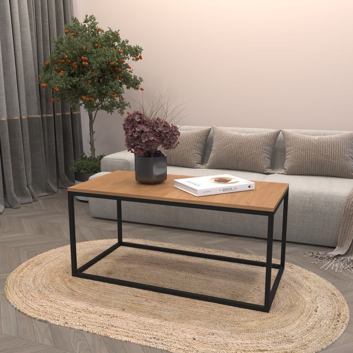 Журнальный столик в стиле лофт