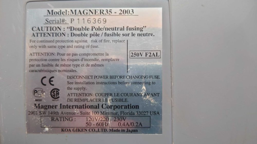 Счетчик банкнот MAGNER 35-2003 / Pul sanaydigan apparat MAGNER 35-2003