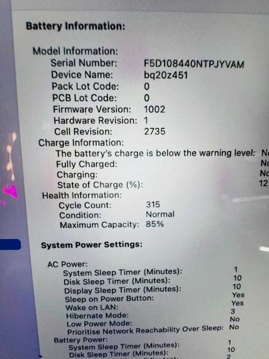 ОТЛИЧЕН 13" M1 MacBook Air А2337(2020) Rose Gold
