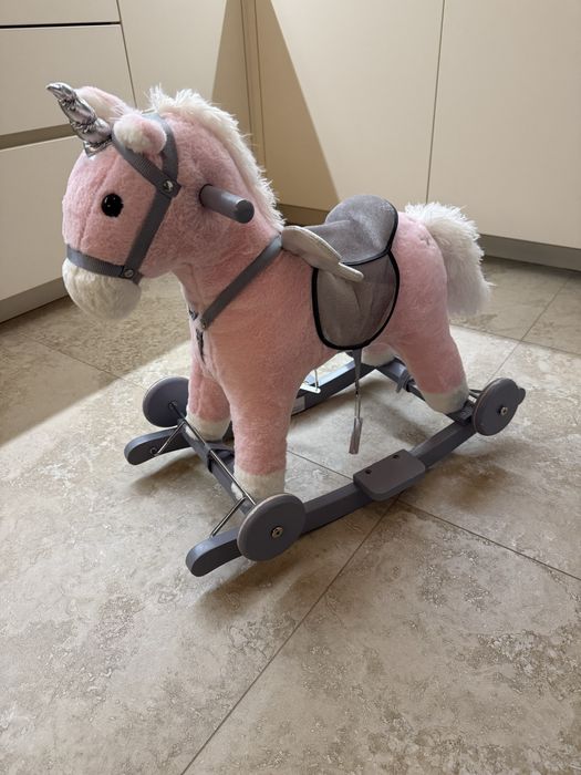 Конче люлка с колела Chipolino розов еднорог