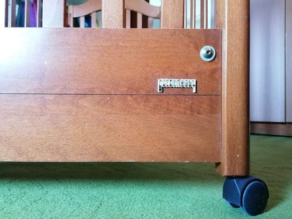 Детска кошара, креватче от масив дъб