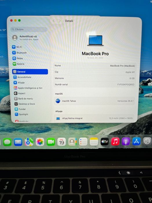 MacBook Pro 2020 M1 256Gb / 8Gb ram Garantie/Factura #56050