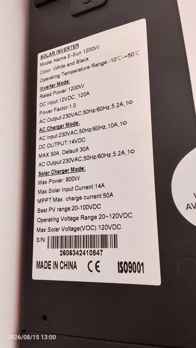 SAKO 1.2kw gibrid inverter