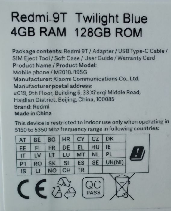 Продам телефон Redmi 9T