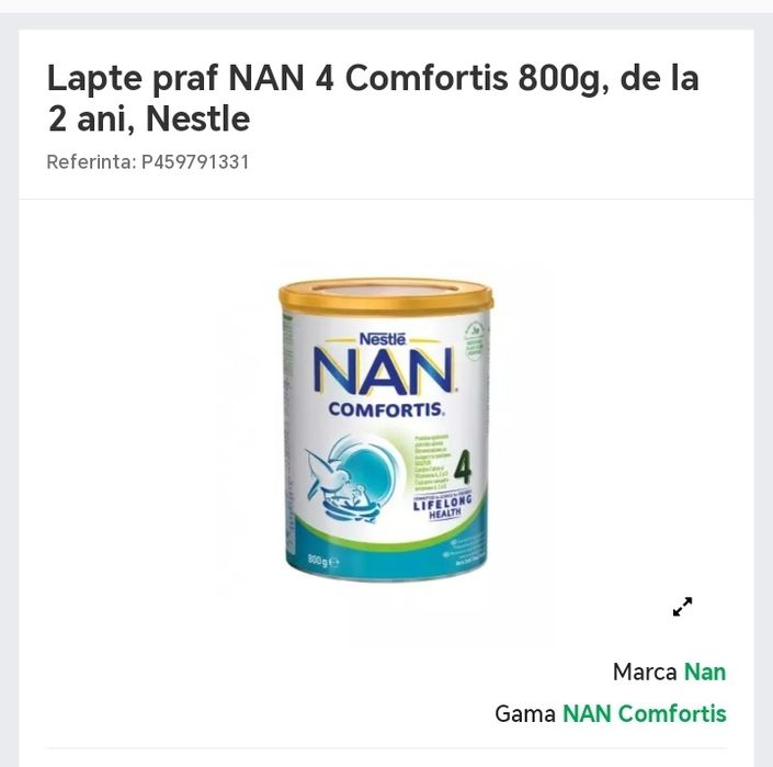 Vând lapte nam confortis 4