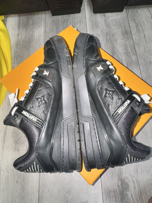 Louis Vuitton Trainer Black sneakers(nu gucci nike adidas gta boss)
