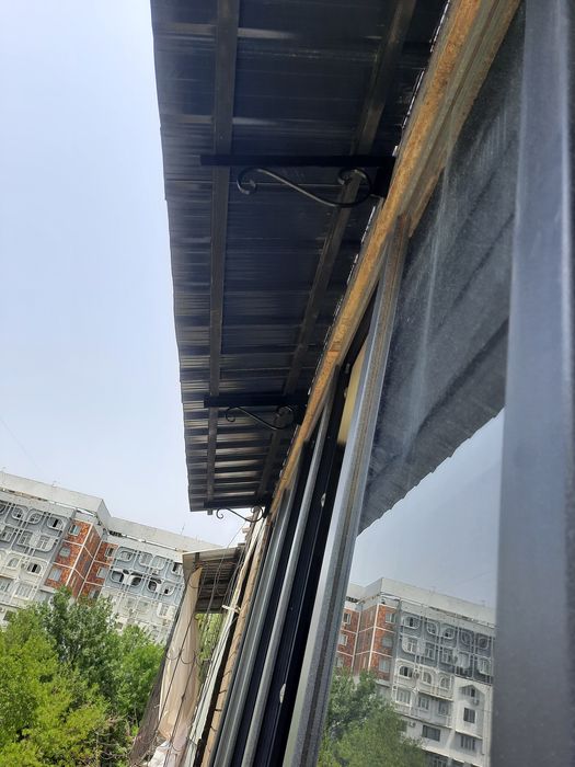 Установка   козырьки  над  Окноми + РЕШЁТКИ  по городу  , ТАШКЕНТА !