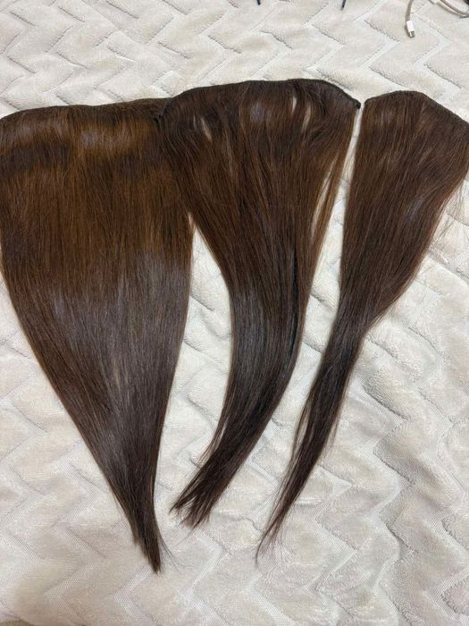 Продавам екстеншъни за коса в много добро състояние.