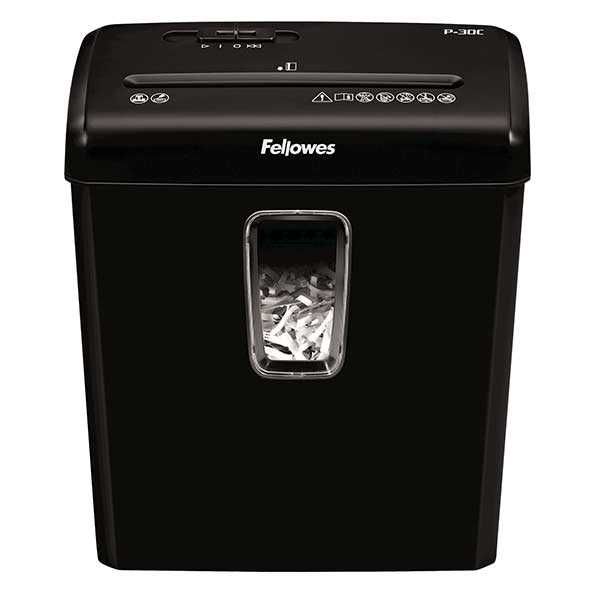 Уничтожитель для бумаги Шредер Fellowes 4х34 мм, 6 л, 15 лтр. FS-60081