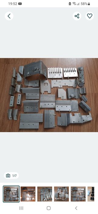 Piese electrice electronice radiatoare aluminiu radiatori amplificatoare audio radio tv stație