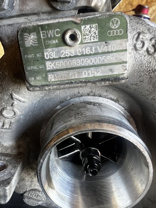 Turbo / turbina 2.0 cba cbab cbd 140 cp vw audi skoda seat 03L253016J