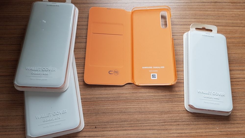 Husa Originala Samsung Galaxy A50!Flip cover noua!Activa