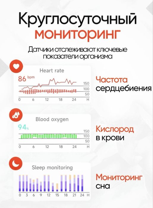 Фитнес-браслет BYMER Move черный
