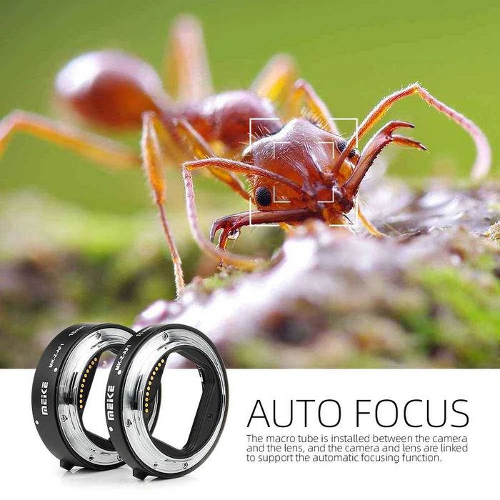Макро екстендъри Meike за Nikon Z с автофокус и контрол на блендата