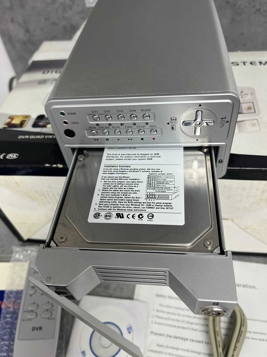 DVR, digital video recorder sistem, 4 channel