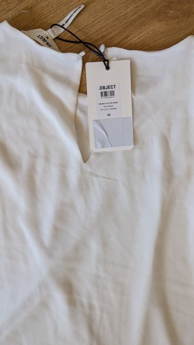 Бяла блуза/риза OBJECT /НОВА/
