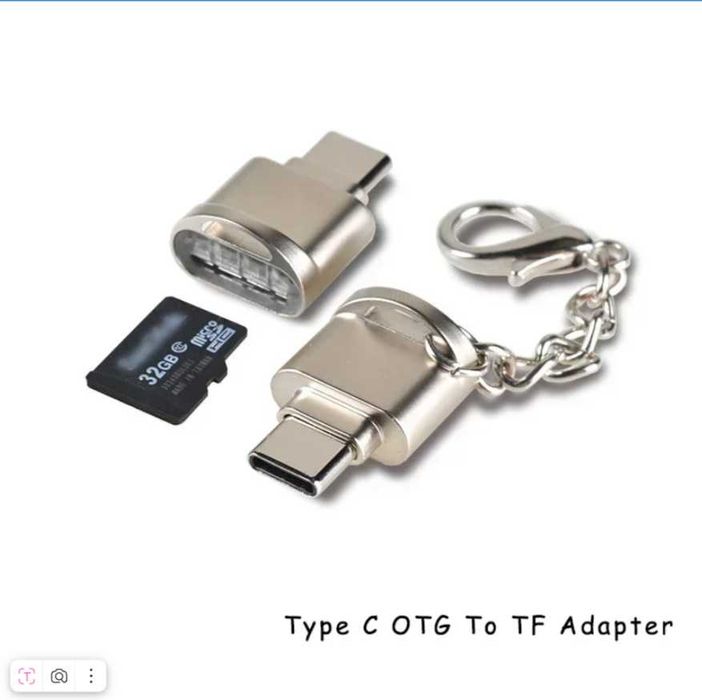Адаптер OTG к TF типа C, устройство чтения карт памяти Micro-SD