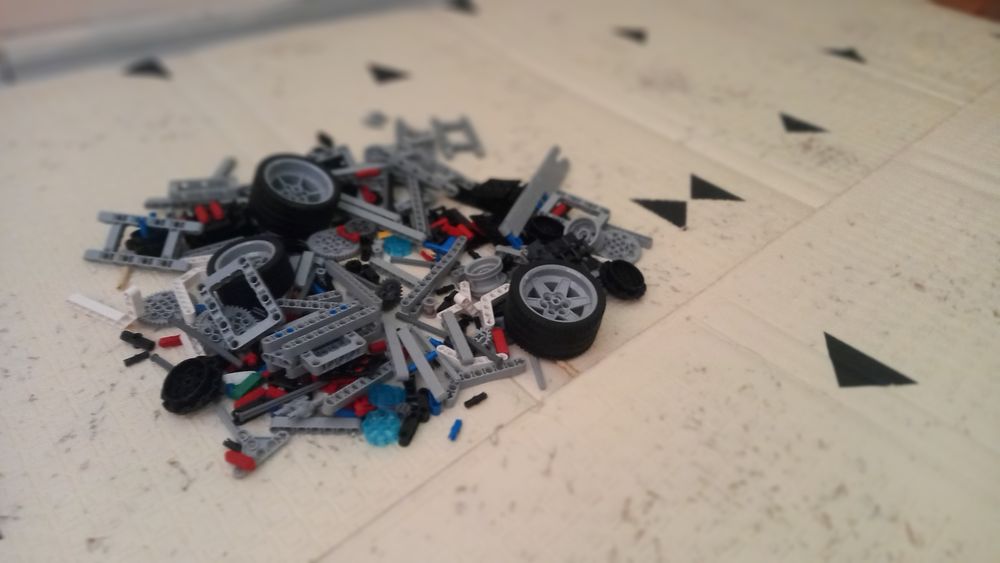 Лего техника и простой лего