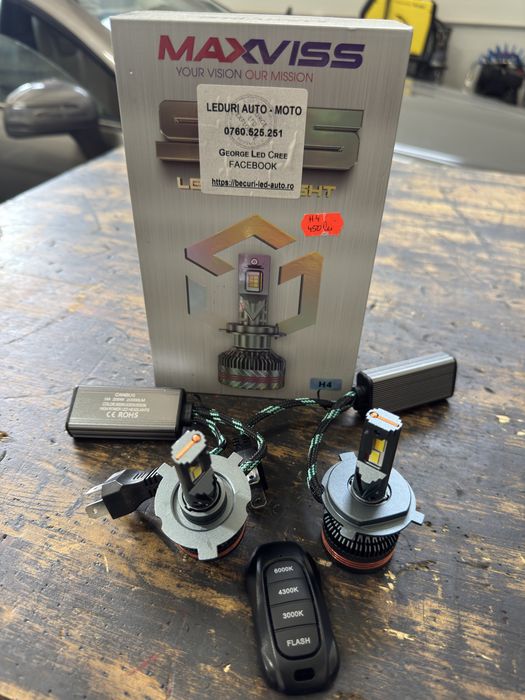 Set bec’uri h4 led