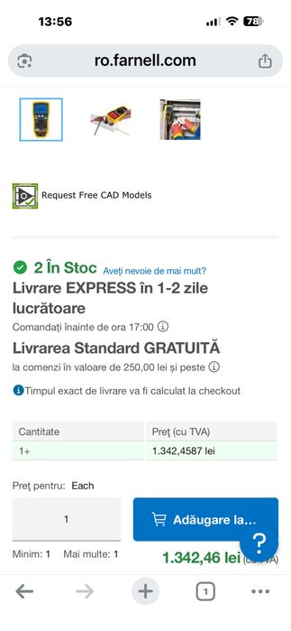 Multimetru digital  chauvin Arnoux  nou