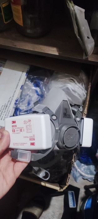 Полумаска 3М с фильтрами