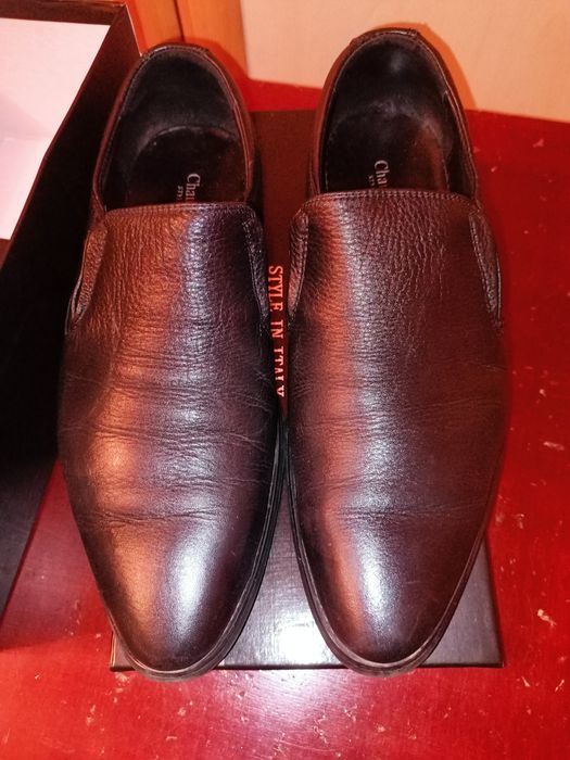 Ботинки мужские кожаные