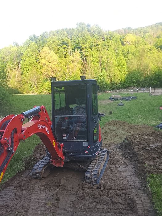 Miniexcavator kubota u25 Nou de închiriat sau vanz