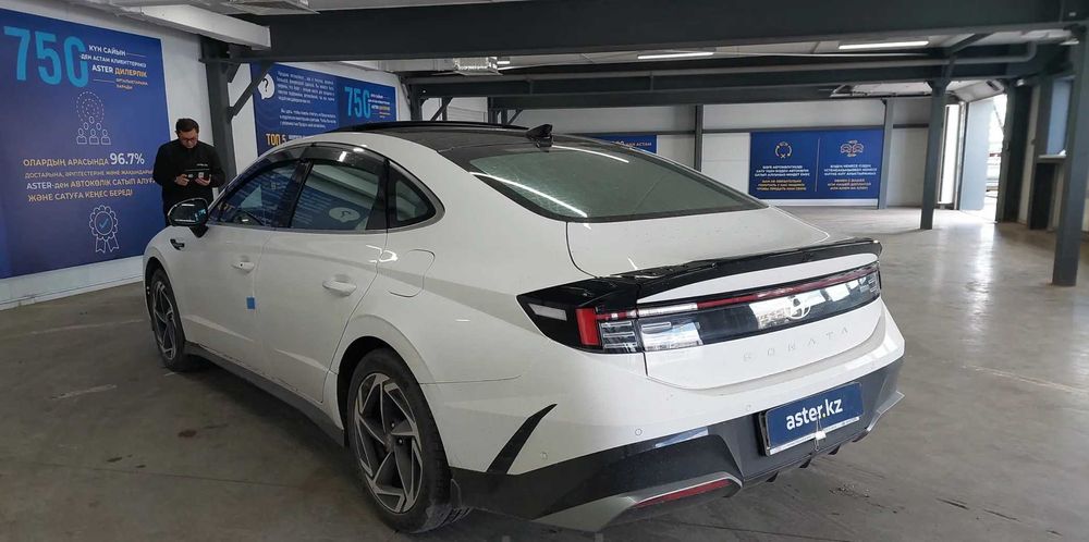 Бампер задний в сборе Соната 2023-/Hyundai Sonata 2023- (ОРИГИНАЛ)