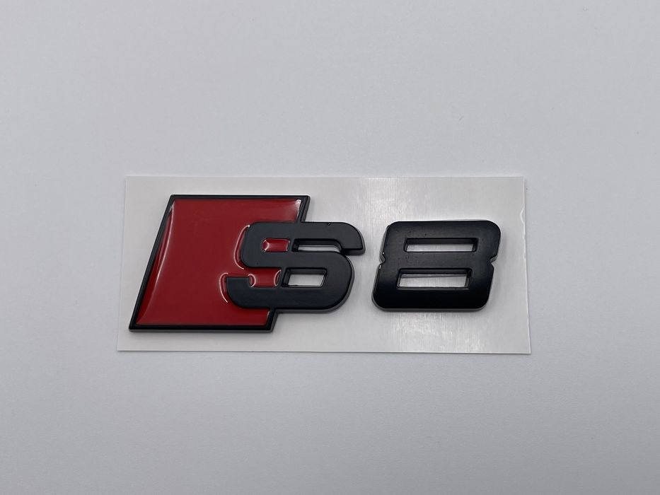 Set Embleme Audi S8 negru