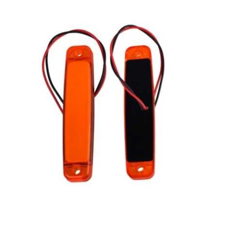 10 X Lampa gabarit laterala auto Led Neon 12–24V remorca camion GALBENA