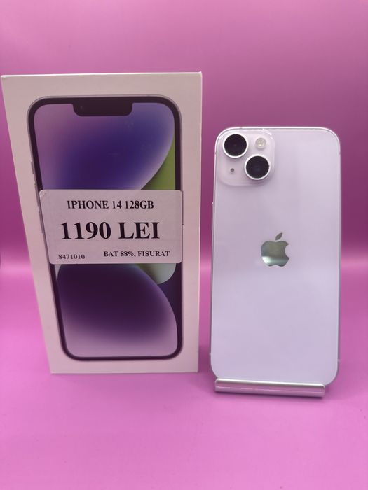 Iphone 14 128Gb Fisurat •Matei Amanet Margeanului•