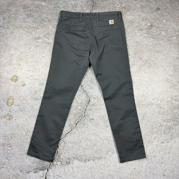 Carhartt WIP Sid Pant – Слим чино панталон в тъмносиво