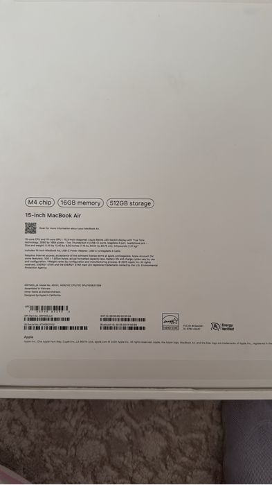 MacBook Air M4/15/16/512