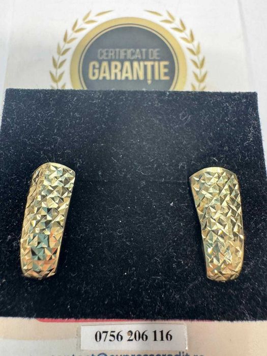 Cercei din aur 14k (68842.1/ 10 Pacurari 1) Garantie 2 ani!