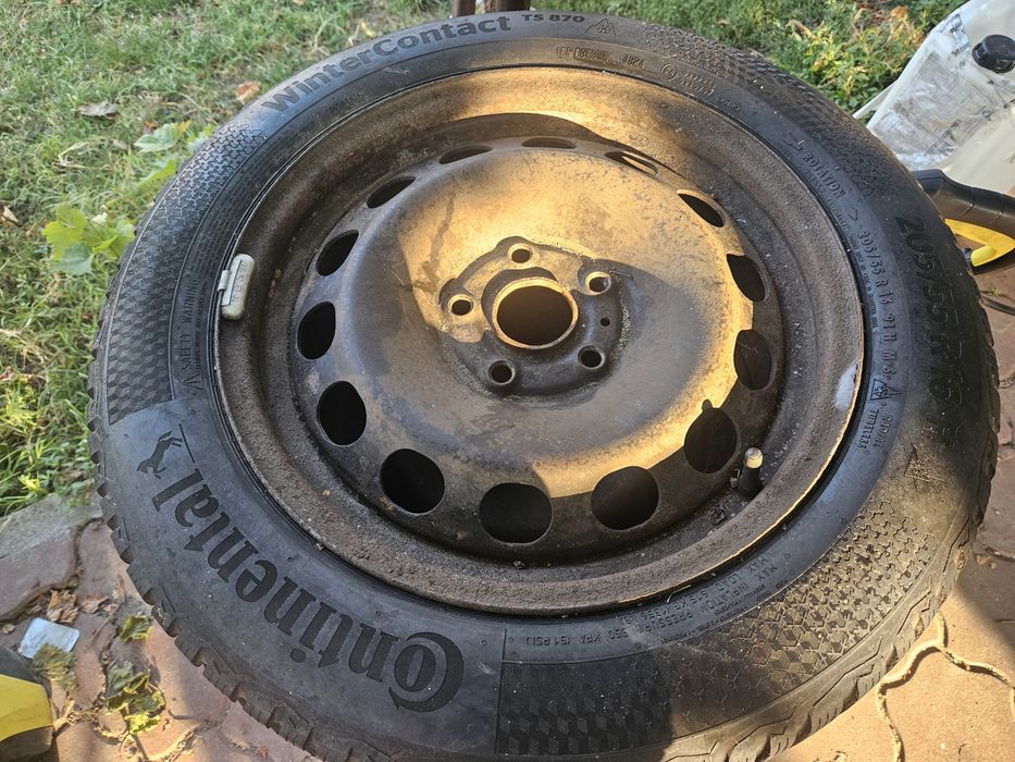 Roti iarna skoda octavia 205 /55 /16, anvelope continetal  winter contact