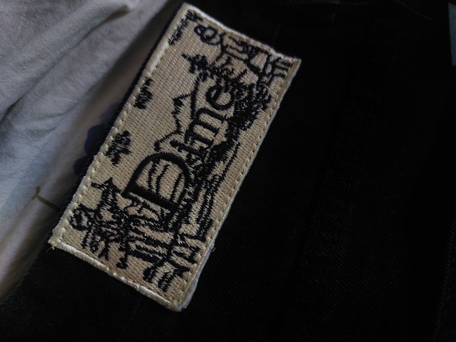 Джинсы Dime черного цвета