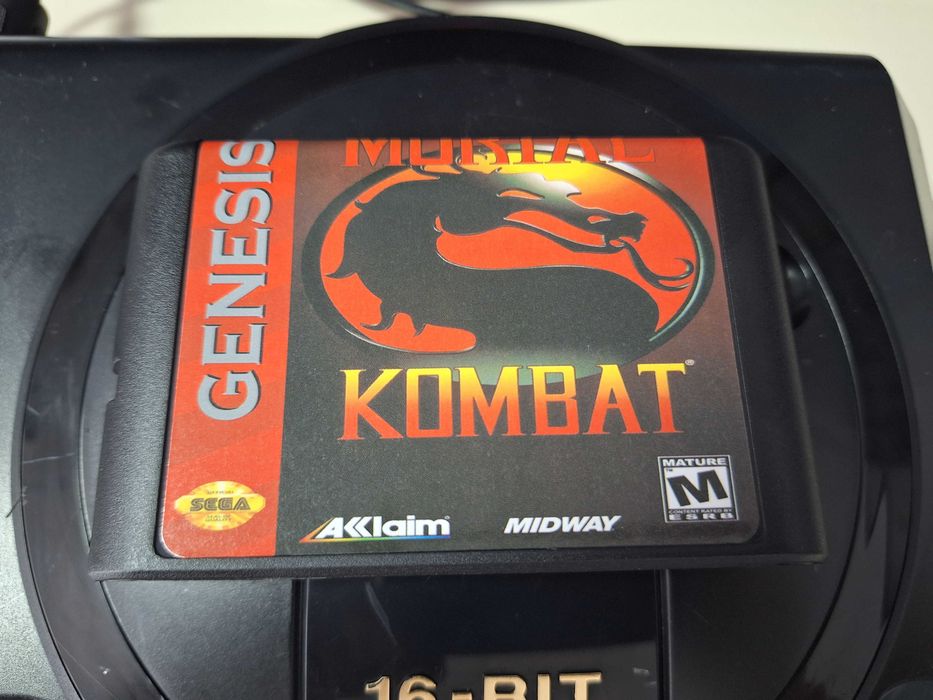 Mortal Kombat Midway caseta discheta clasica Sega Mega Drive Genesis