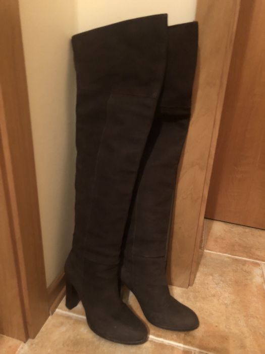 Дамски ботуши над коляното 37 номер