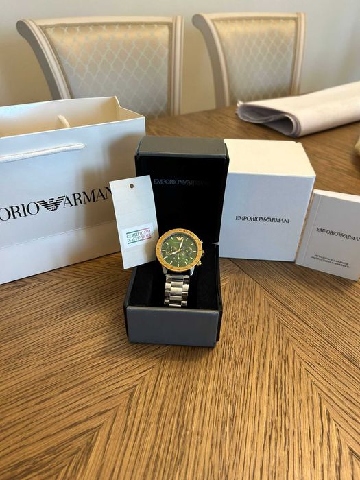 Ceas Emporio Armani nou, elegant – model premium, cutie + acte