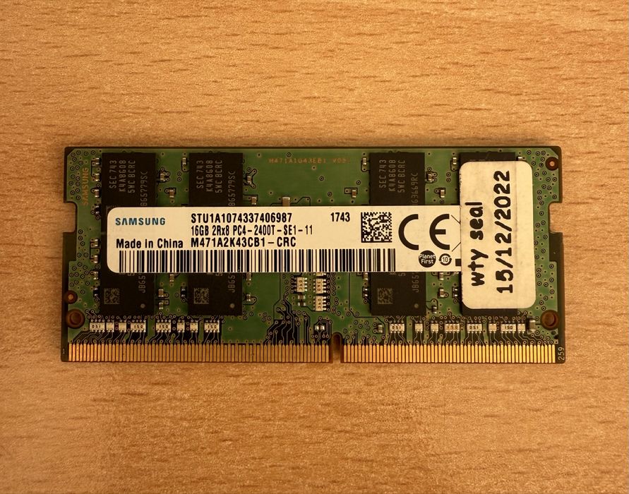 Memorie RAM Laptop/MiniPC DDR4 Samsung 16 GB 2400T