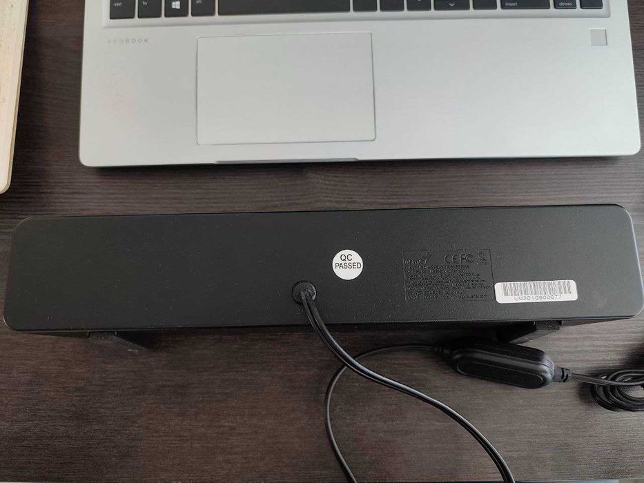 Акустична система Genius SoundBar 100 – USB, 6W, много добро състояние