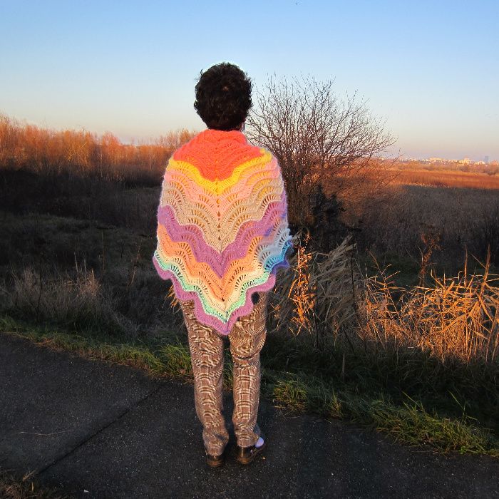 Aripi colorate Sal - lucrat manual