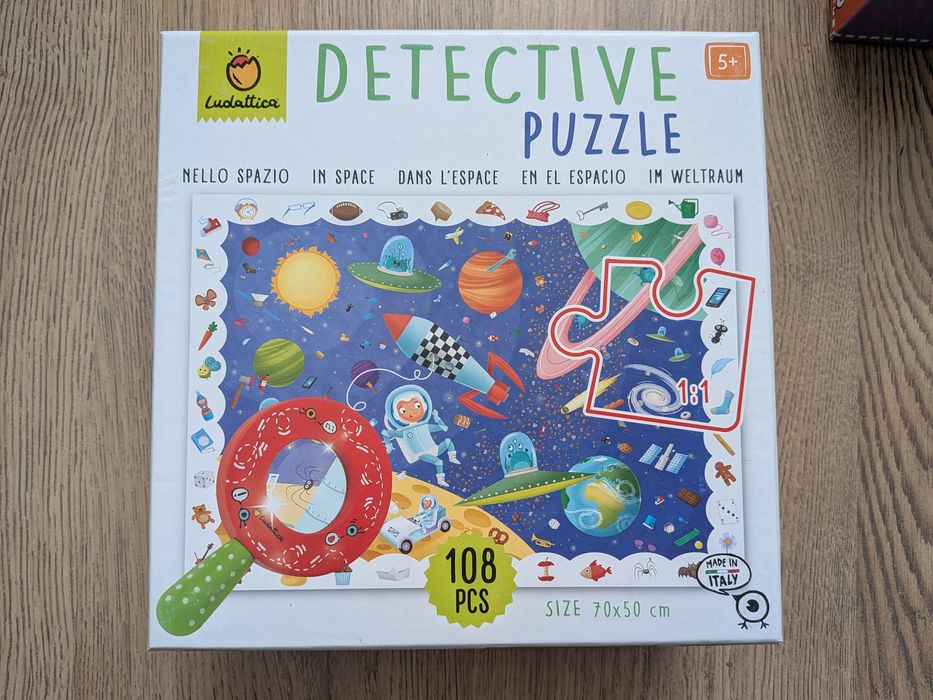 Set puzzle 5+ ani (detective puzzle și clasic)