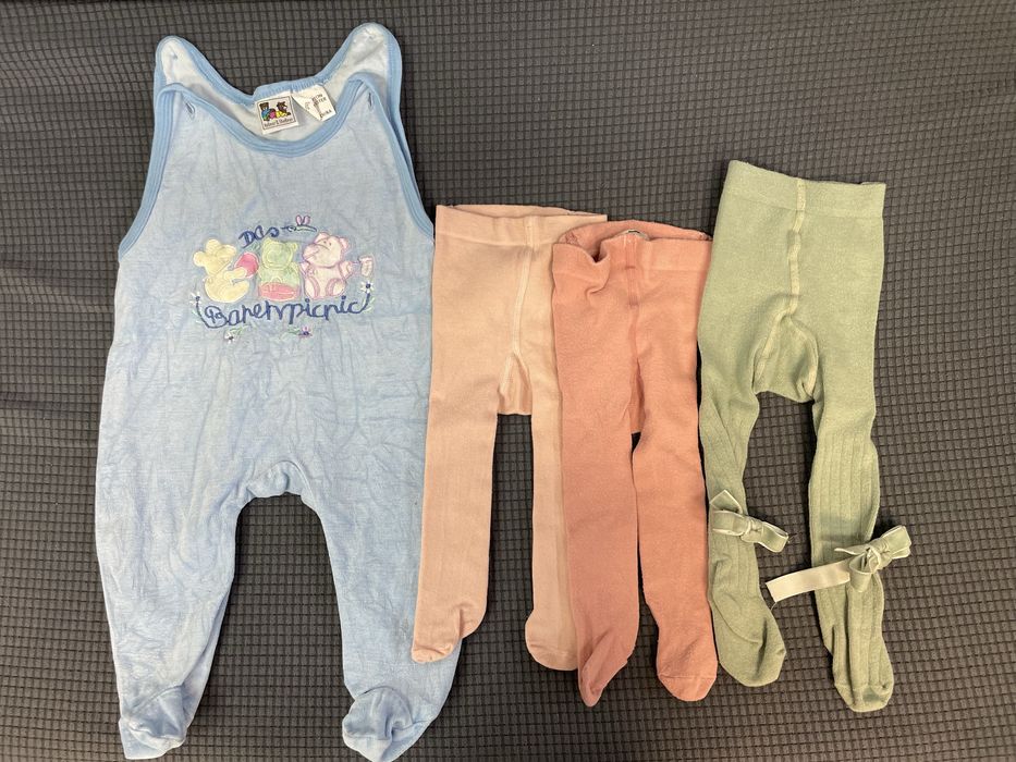 Дрехи за момиче, размер 3-6 месеца, 68 см ръст, George, H&M