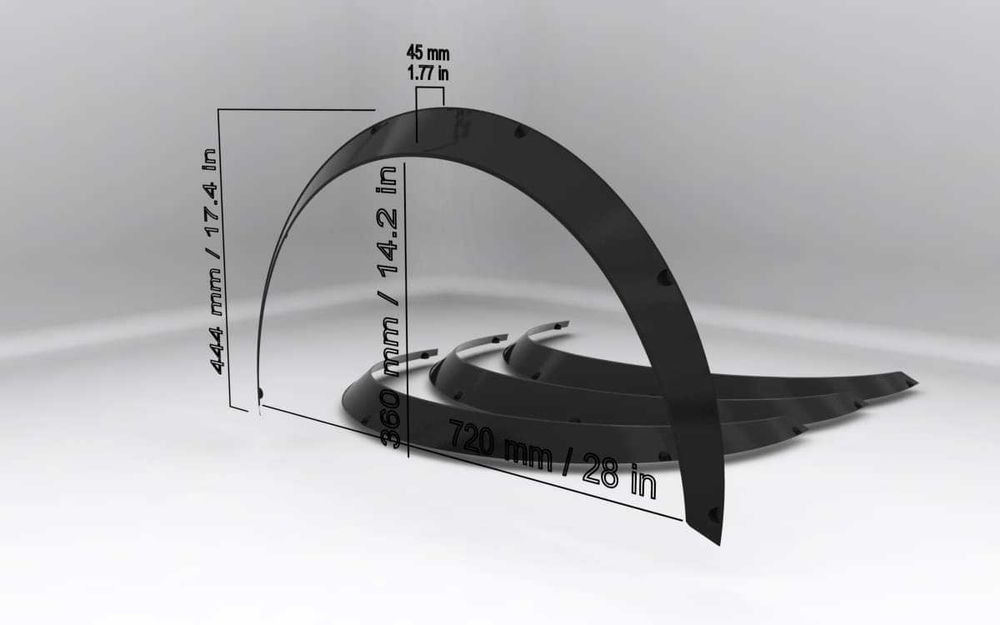 Раздувки 10 / 7/ 4.5 см ABS Пластмаса Универсални | Wide Nation