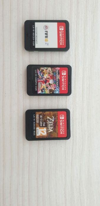 Nintendo switch + карта памяти + 3 игры