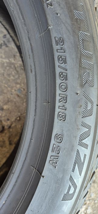 4 anvelope vara ca noi Bridgestone 215/50/18.Pretul este pe bucata.