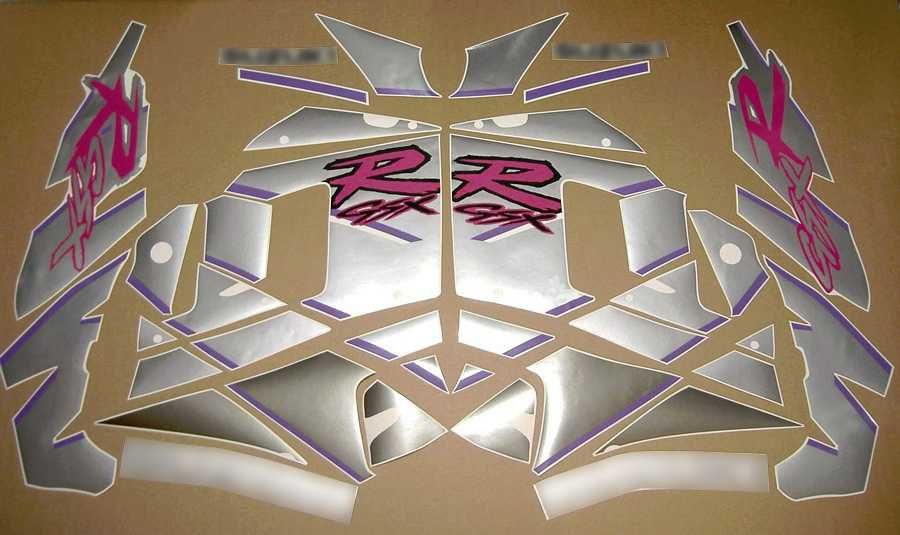 Стикери Сузуки 750 GSXR 1990-1993г. лепенки Suzuki ГСXР графики 1992