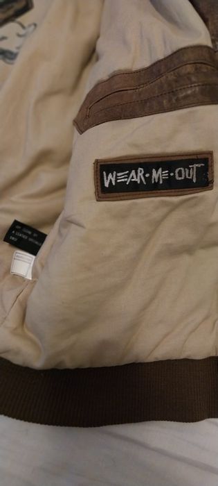Geaca piele vintage Bomber